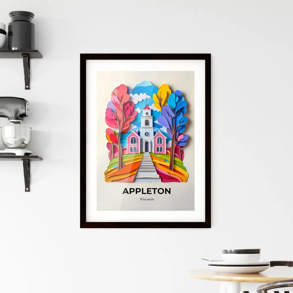 Vivid Appleton, Wisconsin, Framed Wall Art