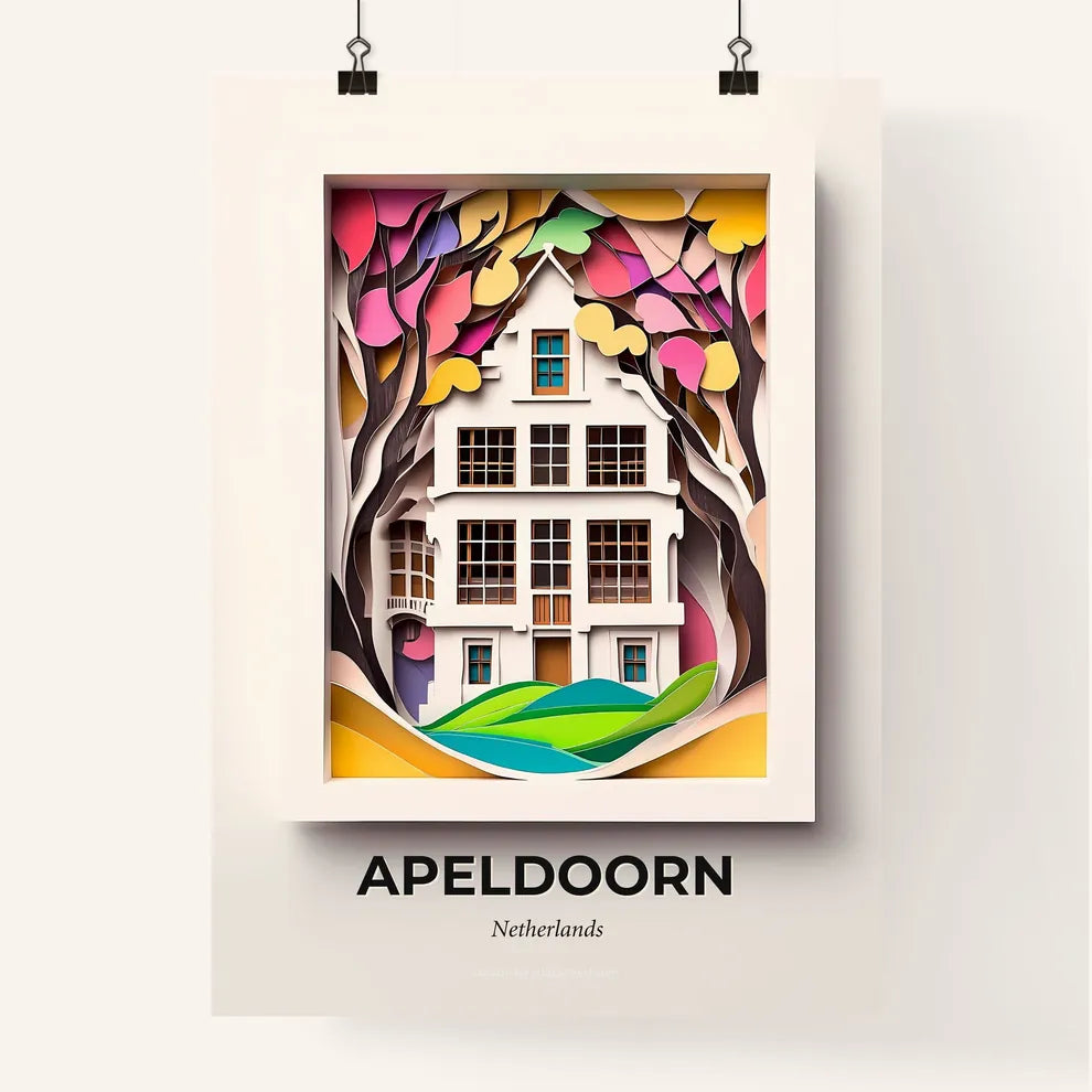 Vivid Apeldoorn, Netherlands, Colorful Poster