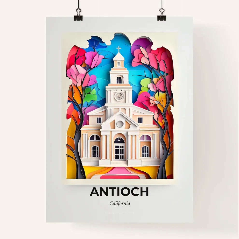 Vivid Antioch, California, Colorful Poster