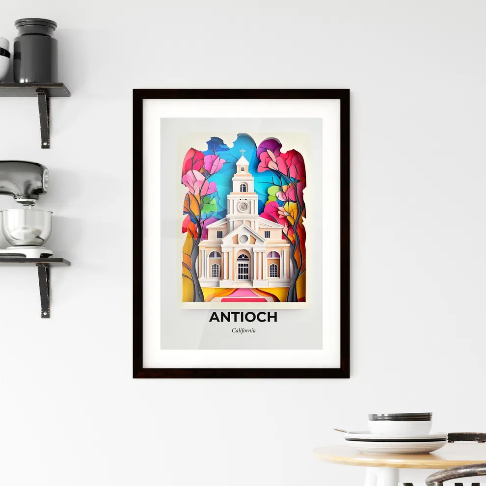 Vivid Antioch, California, Framed Wall Art