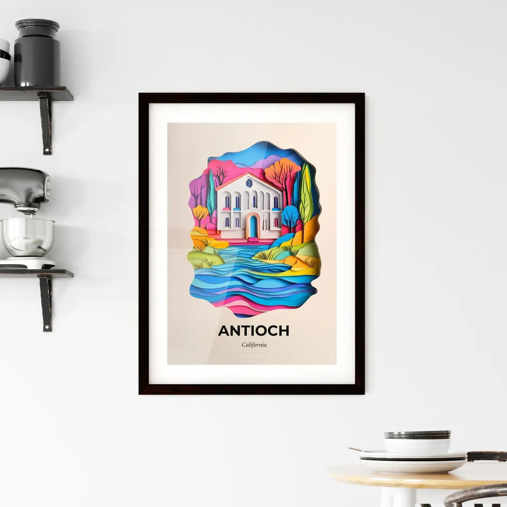 Vivid Antioch, California, Framed Wall Art