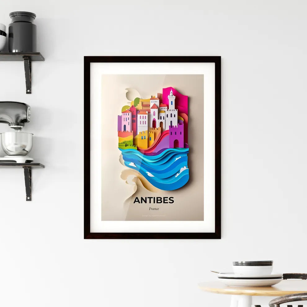 Vivid Antibes, France, Framed Wall Art