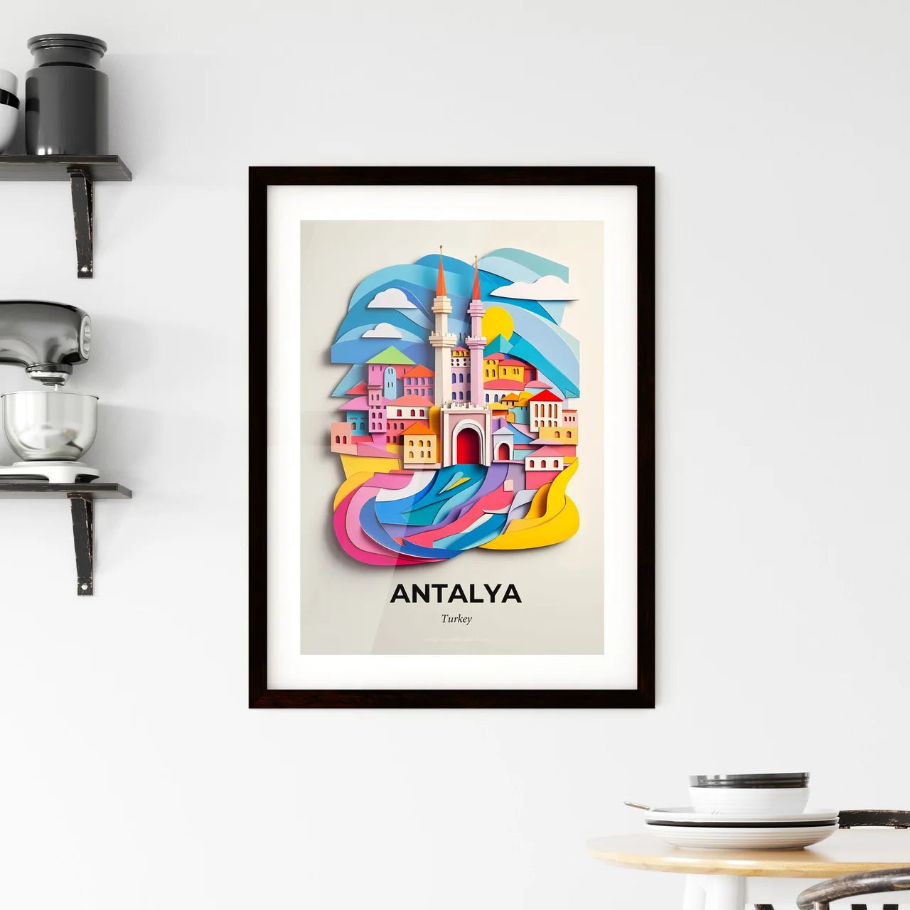 Vivid Antalya, Turkey, Framed Wall Art