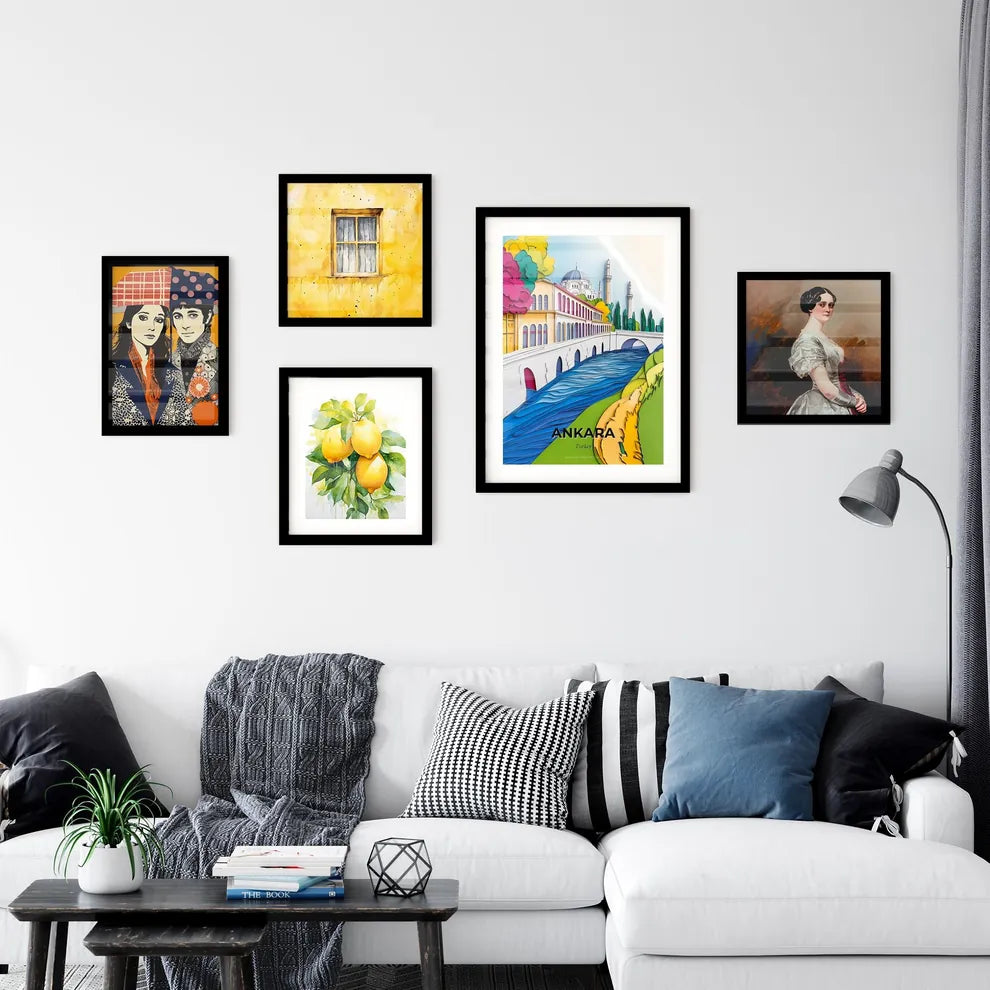 Vivid Ankara, Turkey, Premium Framed Prints
