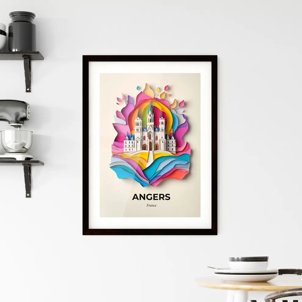 Vivid Angers, France, Framed Wall Art
