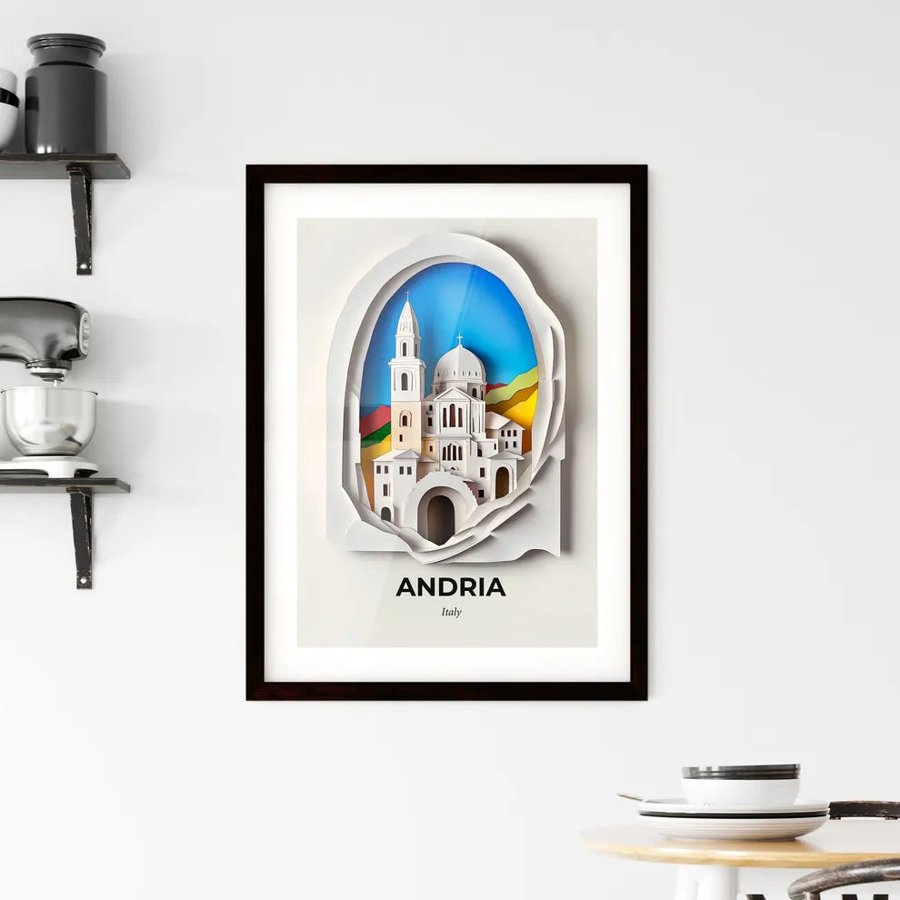 Vivid Andria, Italy, Framed Wall Art