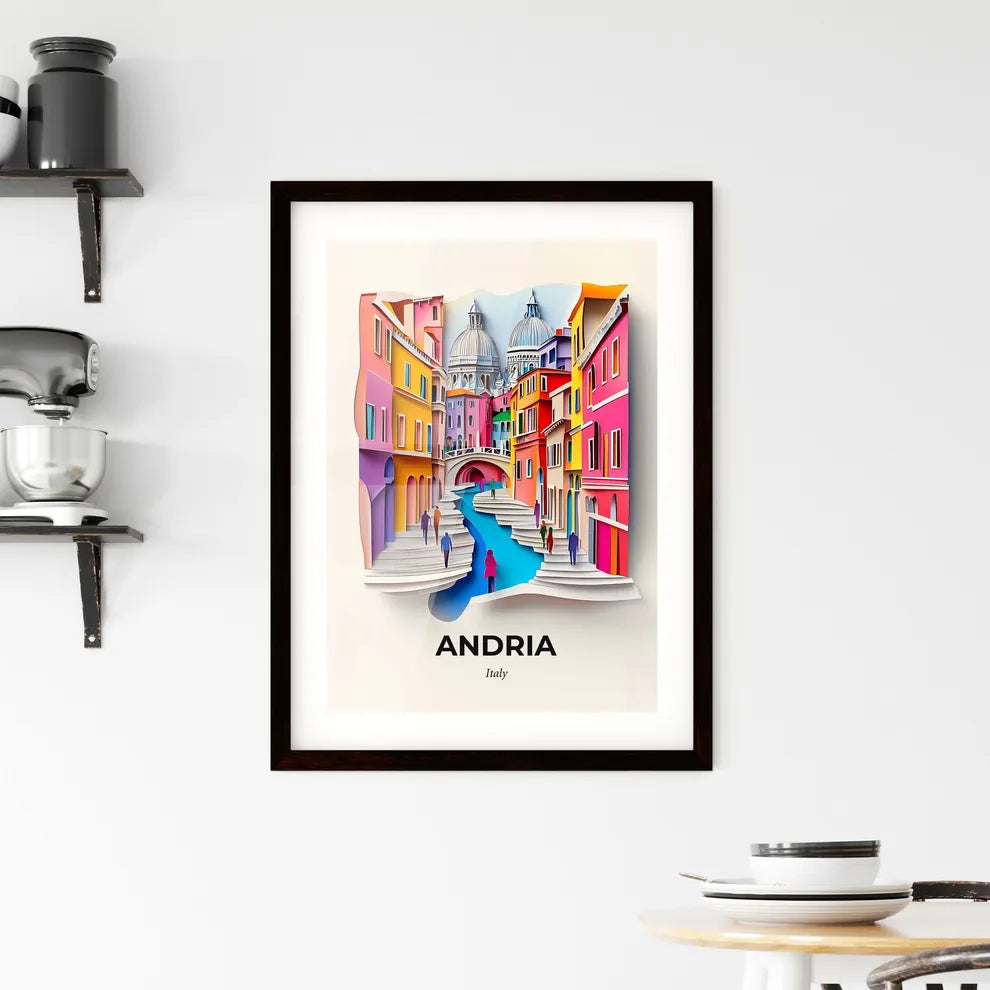 Vivid Andria, Italy, Framed Wall Art