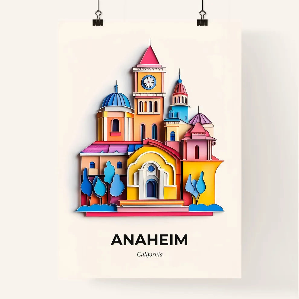 Vivid Anaheim, California, Colorful Poster