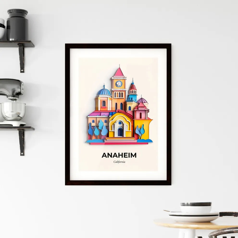 Vivid Anaheim, California, Framed Wall Art