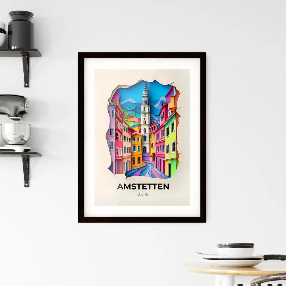 Vivid Amstetten, Austria, Framed Wall Art