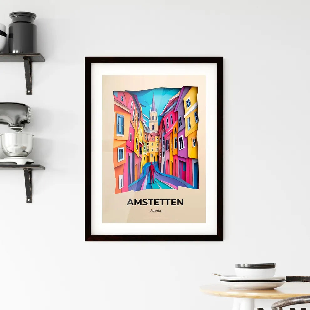 Vivid Amstetten, Austria, Framed Wall Art