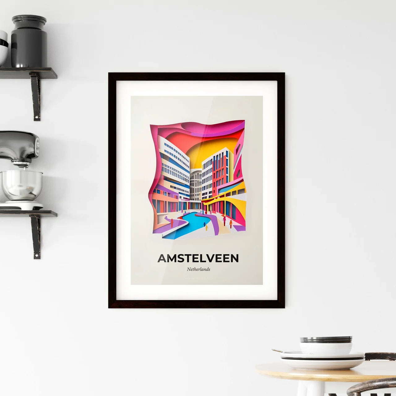 Vivid Amstelveen, Netherlands, Framed Wall Art