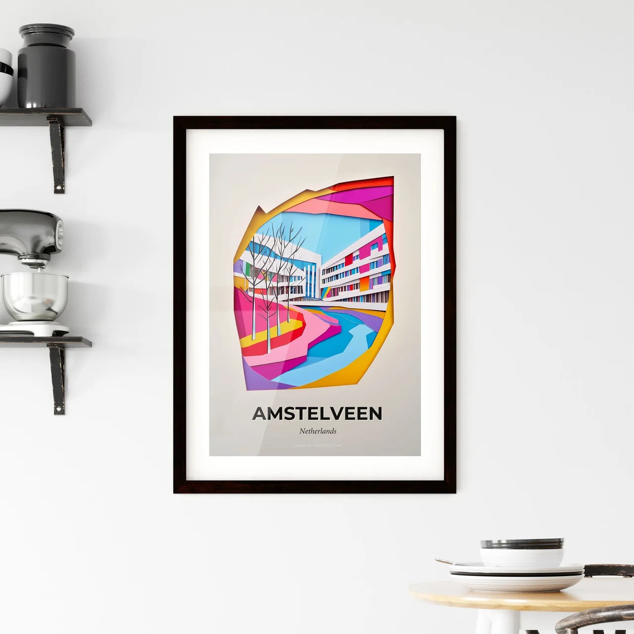 Vivid Amstelveen, Netherlands, Framed Wall Art