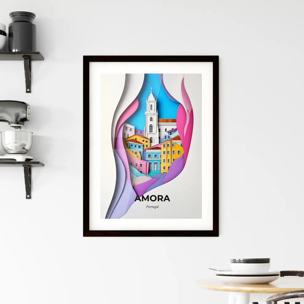 Vivid Amora, Portugal, Framed Wall Art