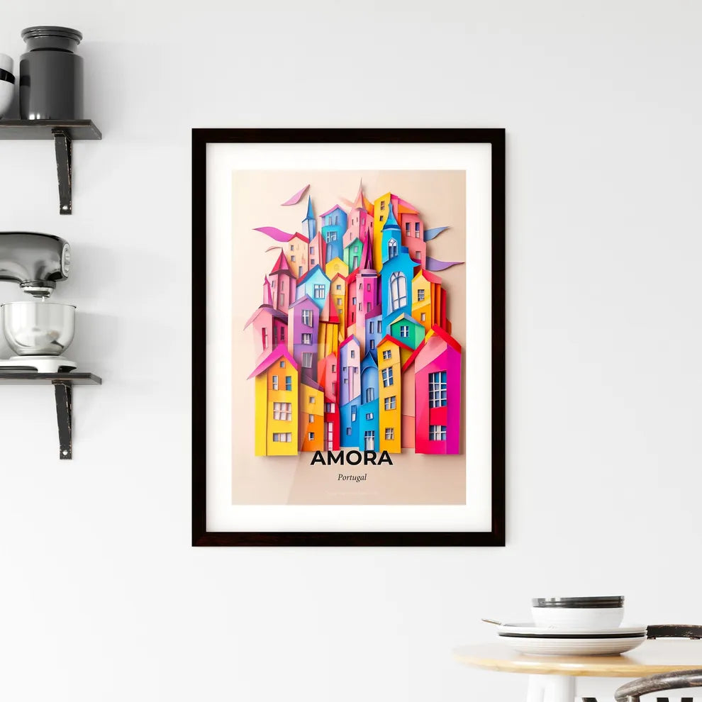 Vivid Amora, Portugal, Framed Wall Art