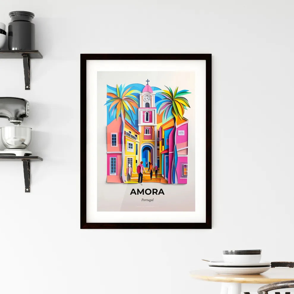 Vivid Amora, Portugal, Framed Wall Art