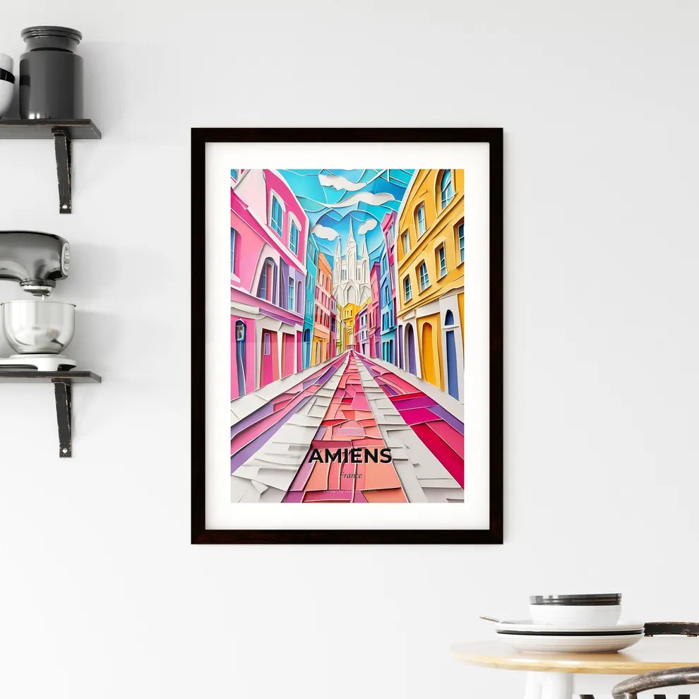 Vivid Amiens, France, Framed Wall Art