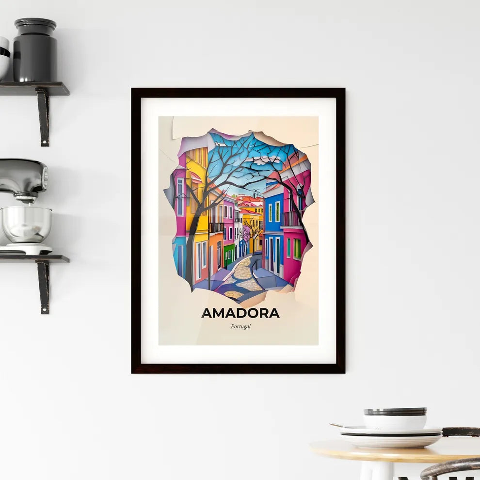 Vivid Amadora, Portugal, Framed Wall Art