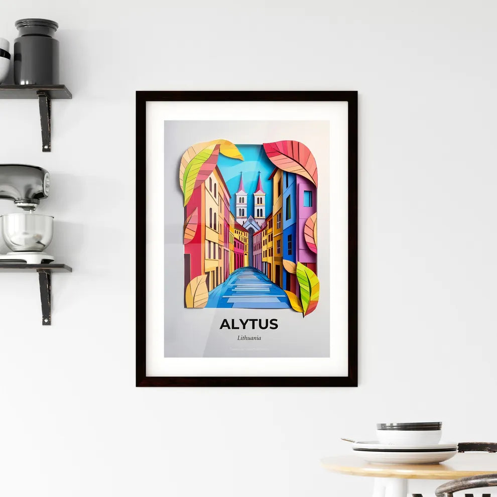 Vivid Alytus, Lithuania, Framed Wall Art
