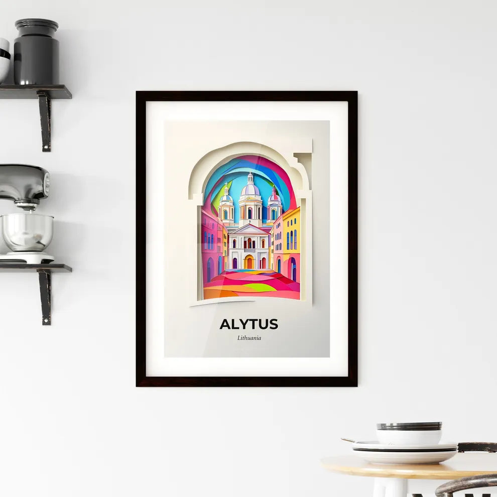 Vivid Alytus, Lithuania, Framed Wall Art