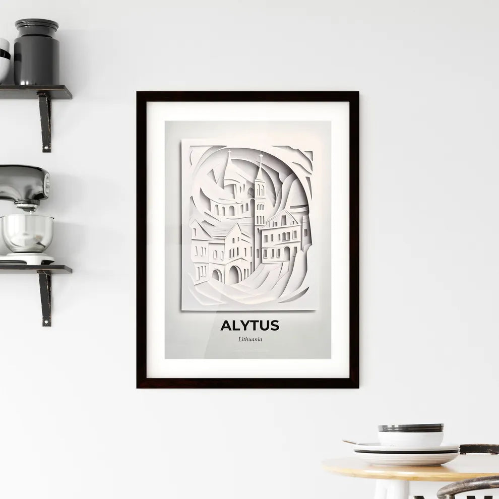 Vivid Alytus, Lithuania, Framed Wall Art