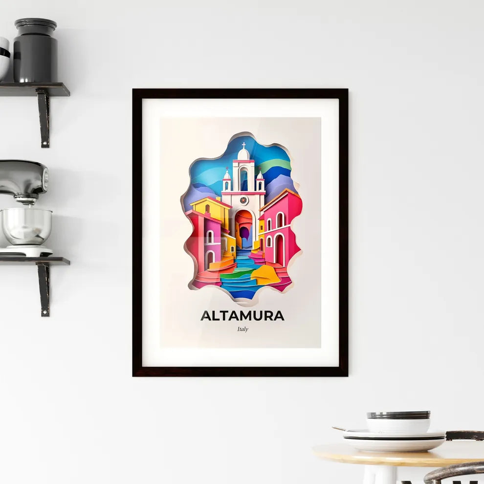 Vivid Altamura, Italy, Framed Wall Art