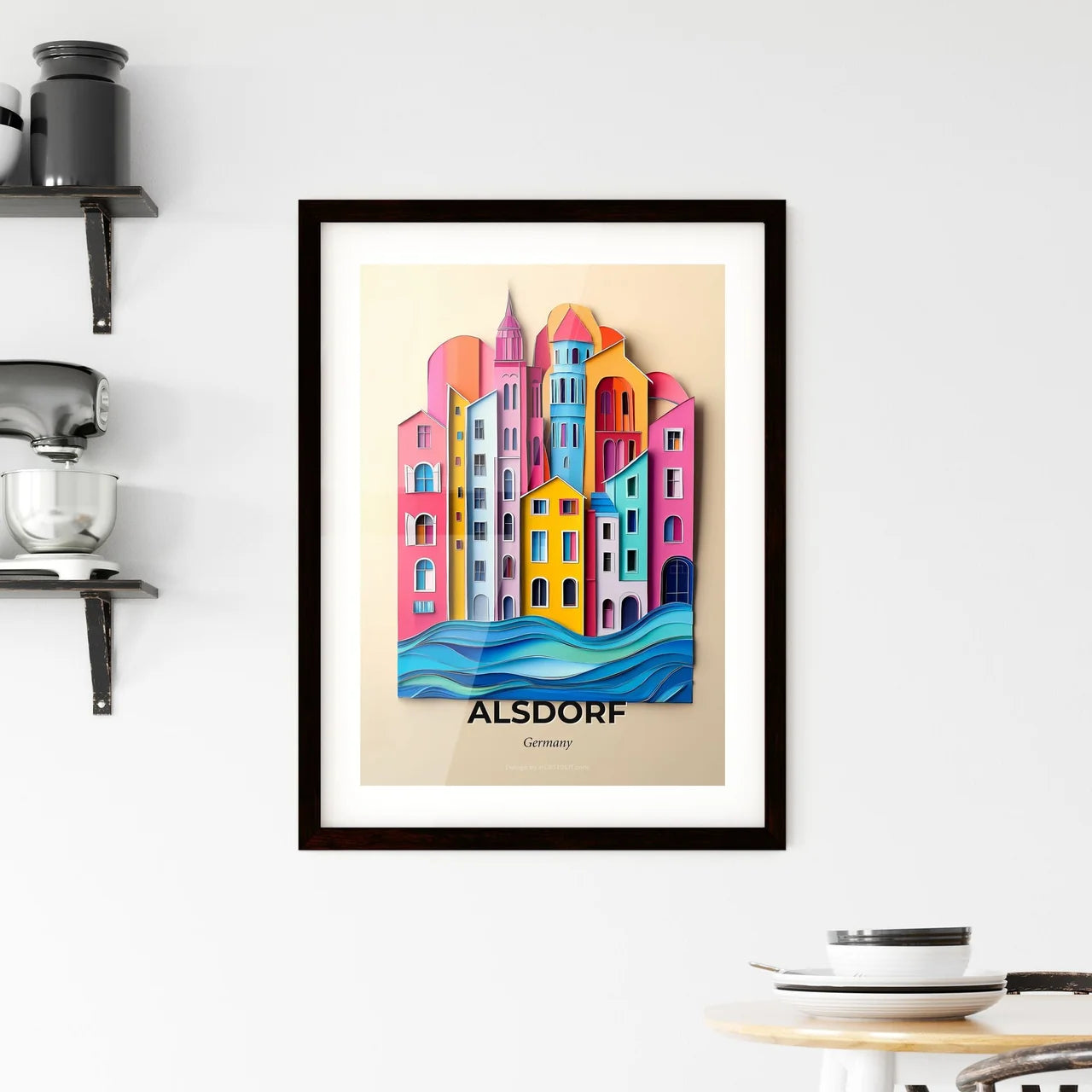 Vivid Alsdorf, Germany, Framed Wall Art