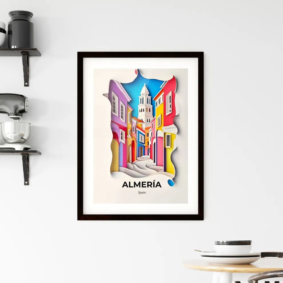 Vivid Almería, Spain, Framed Wall Art