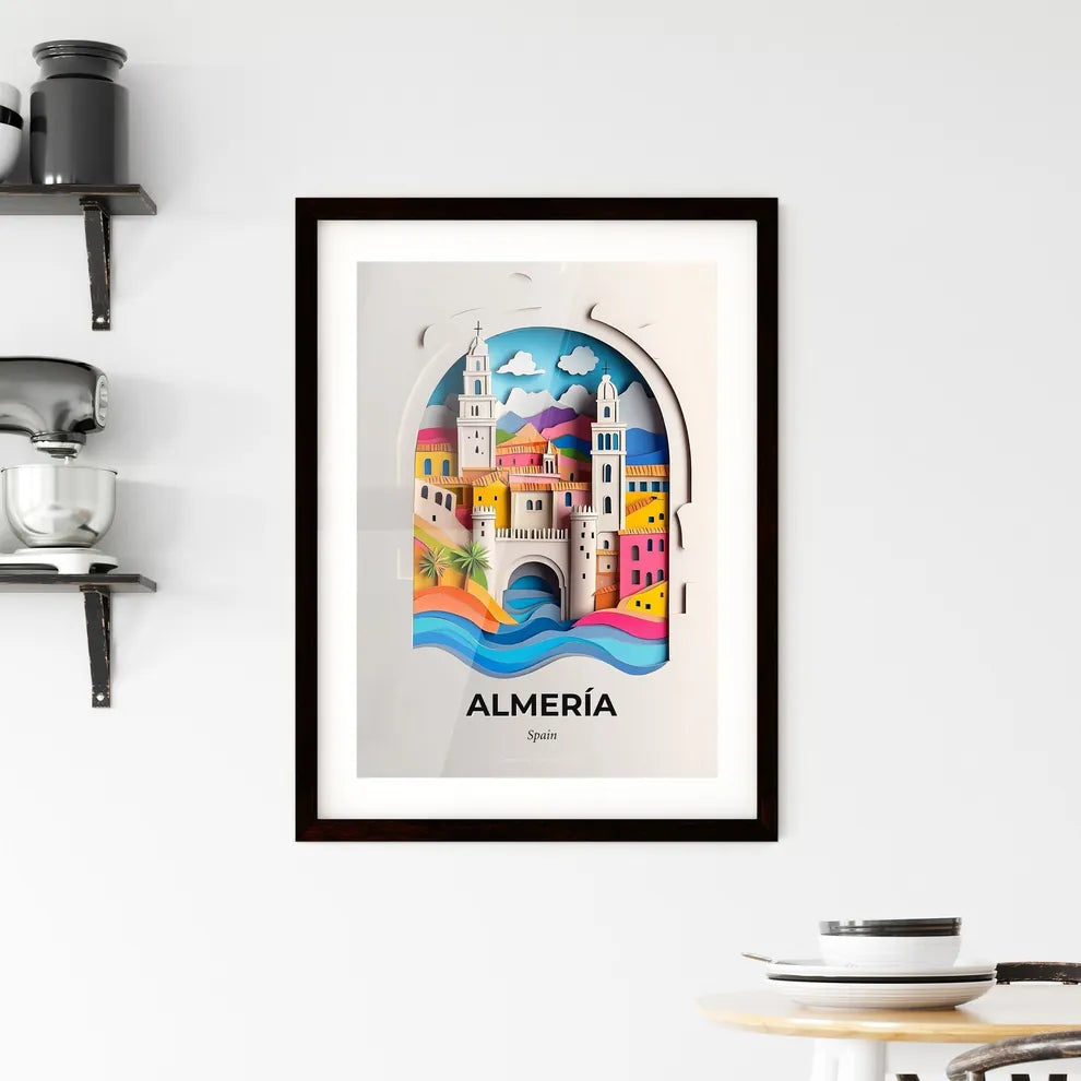 Vivid Almería, Spain, Framed Wall Art