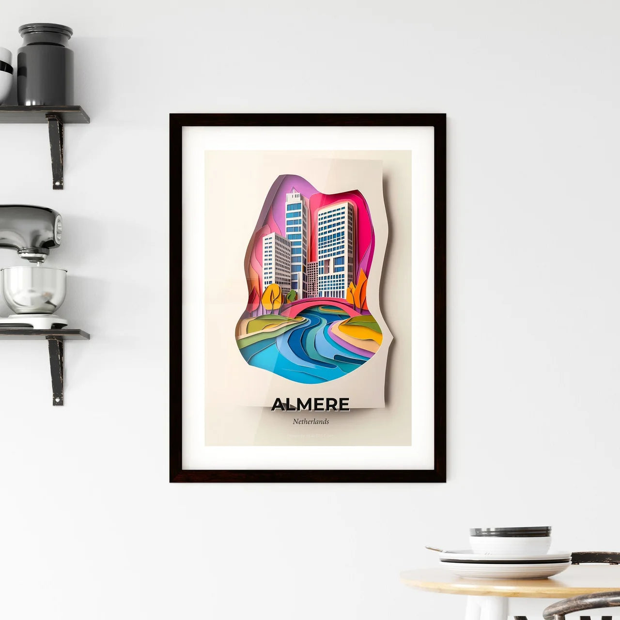 Vivid Almere, Netherlands, Framed Wall Art