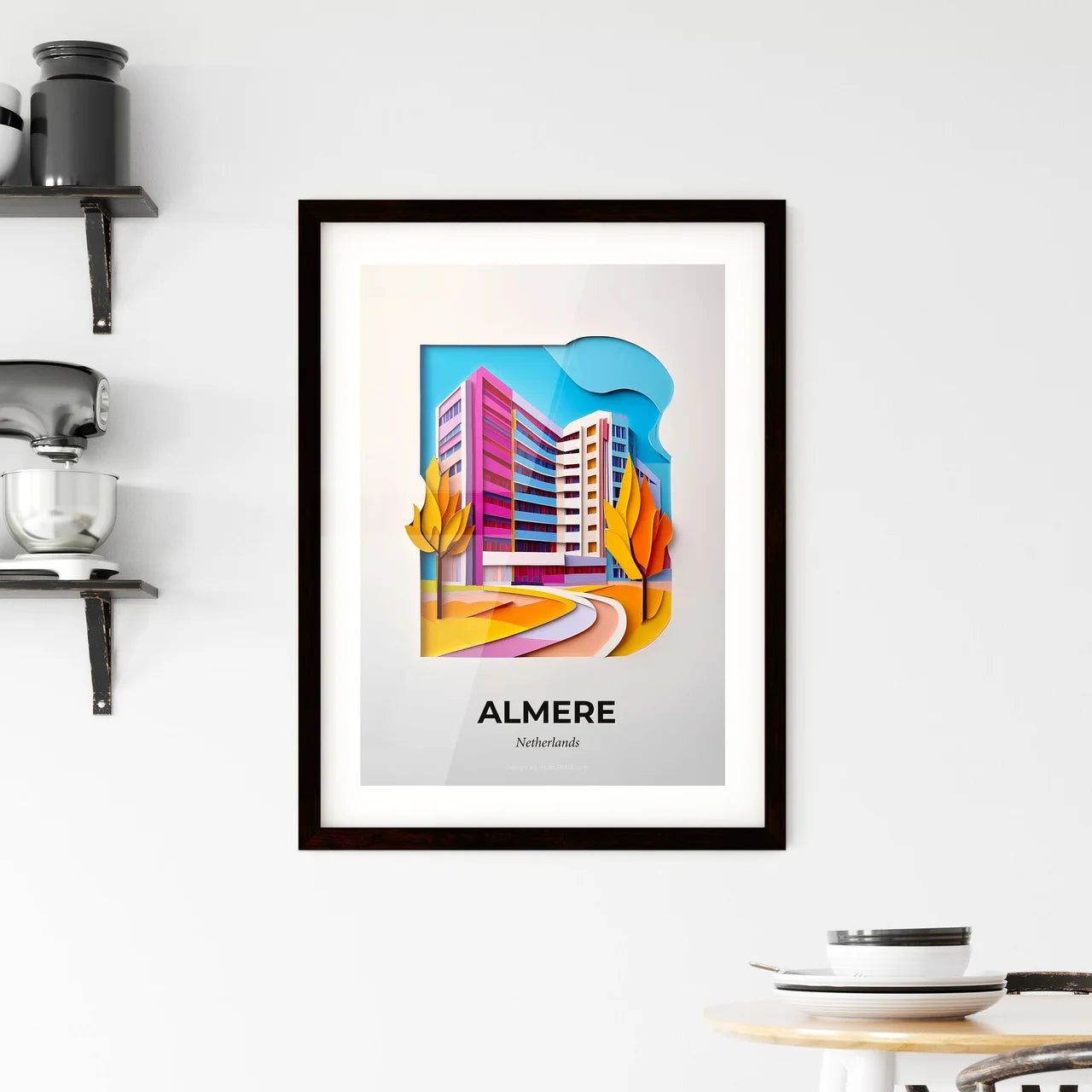Vivid Almere, Netherlands, Framed Wall Art