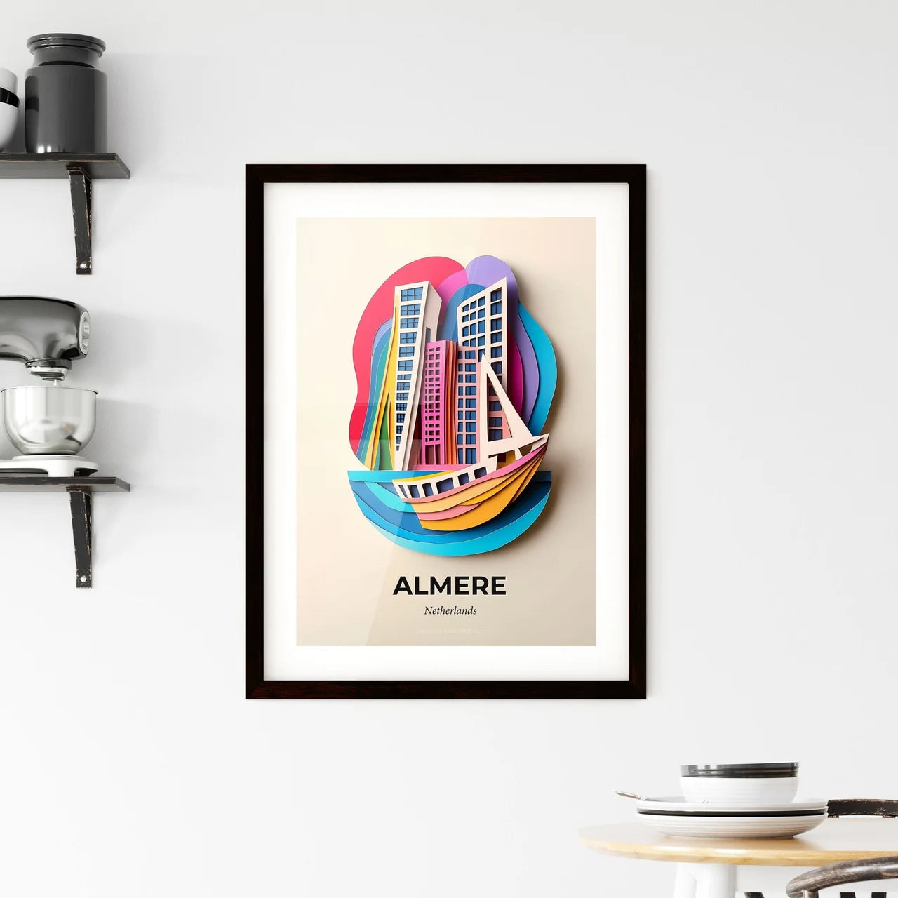 Vivid Almere, Netherlands, Framed Wall Art