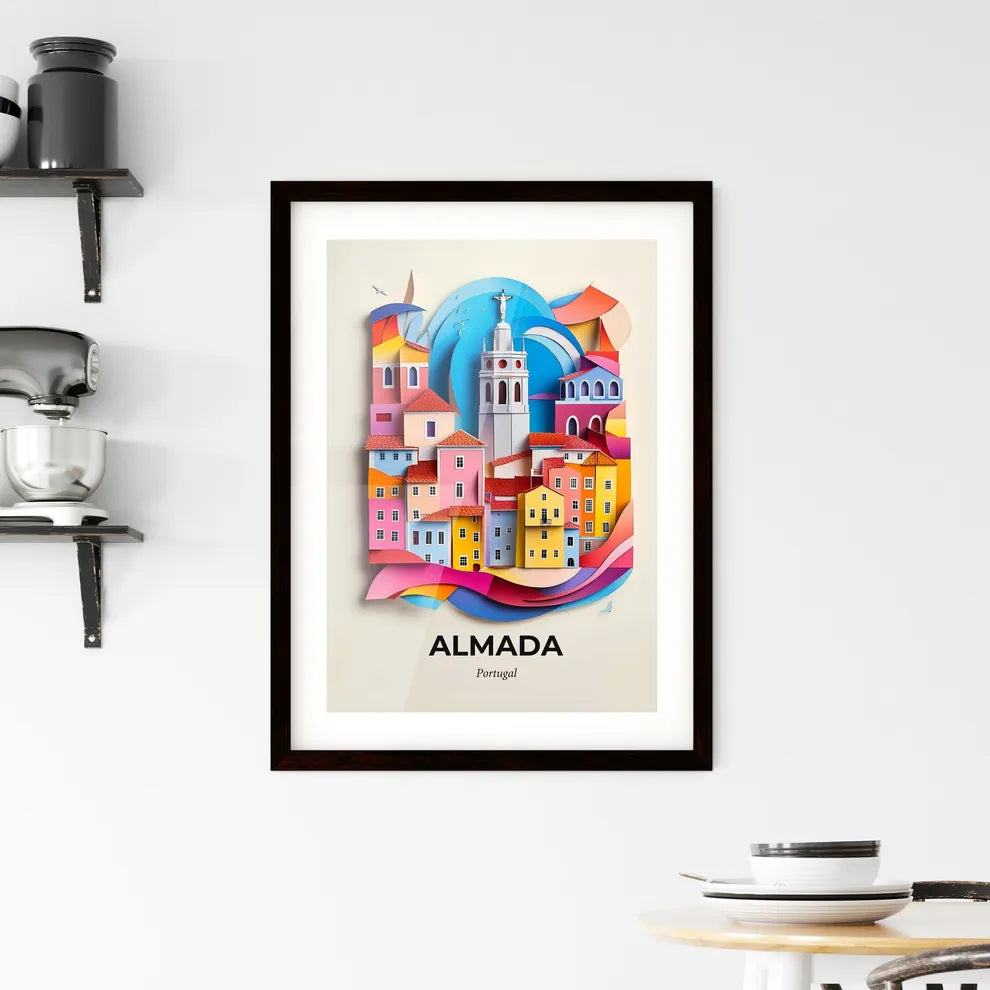 Vivid Almada, Portugal, Framed Wall Art