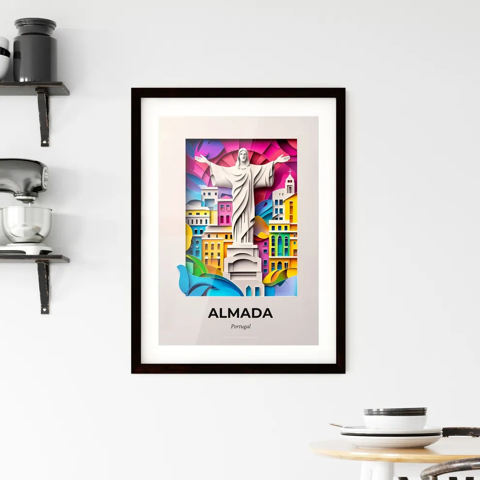 Vivid Almada, Portugal, Framed Wall Art