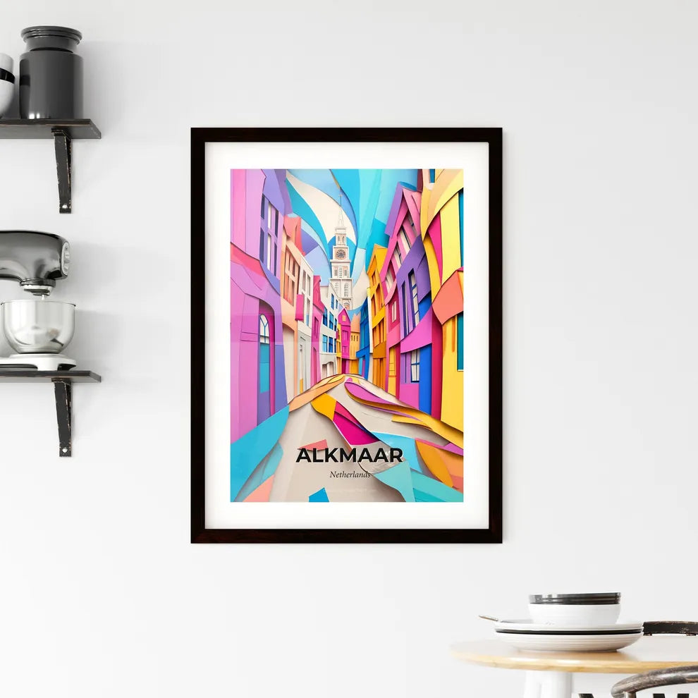 Vivid Alkmaar, Netherlands, Framed Wall Art