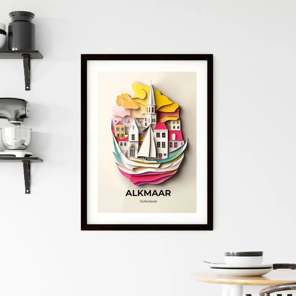 Vivid Alkmaar, Netherlands, Framed Wall Art