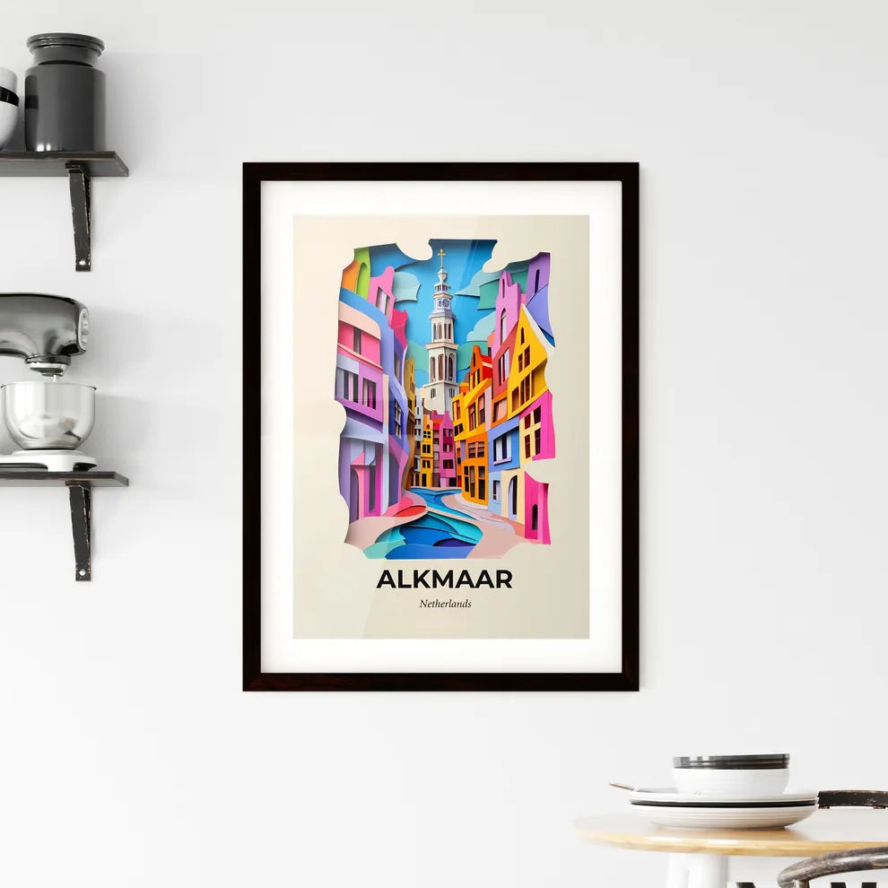 Vivid Alkmaar, Netherlands, Framed Wall Art