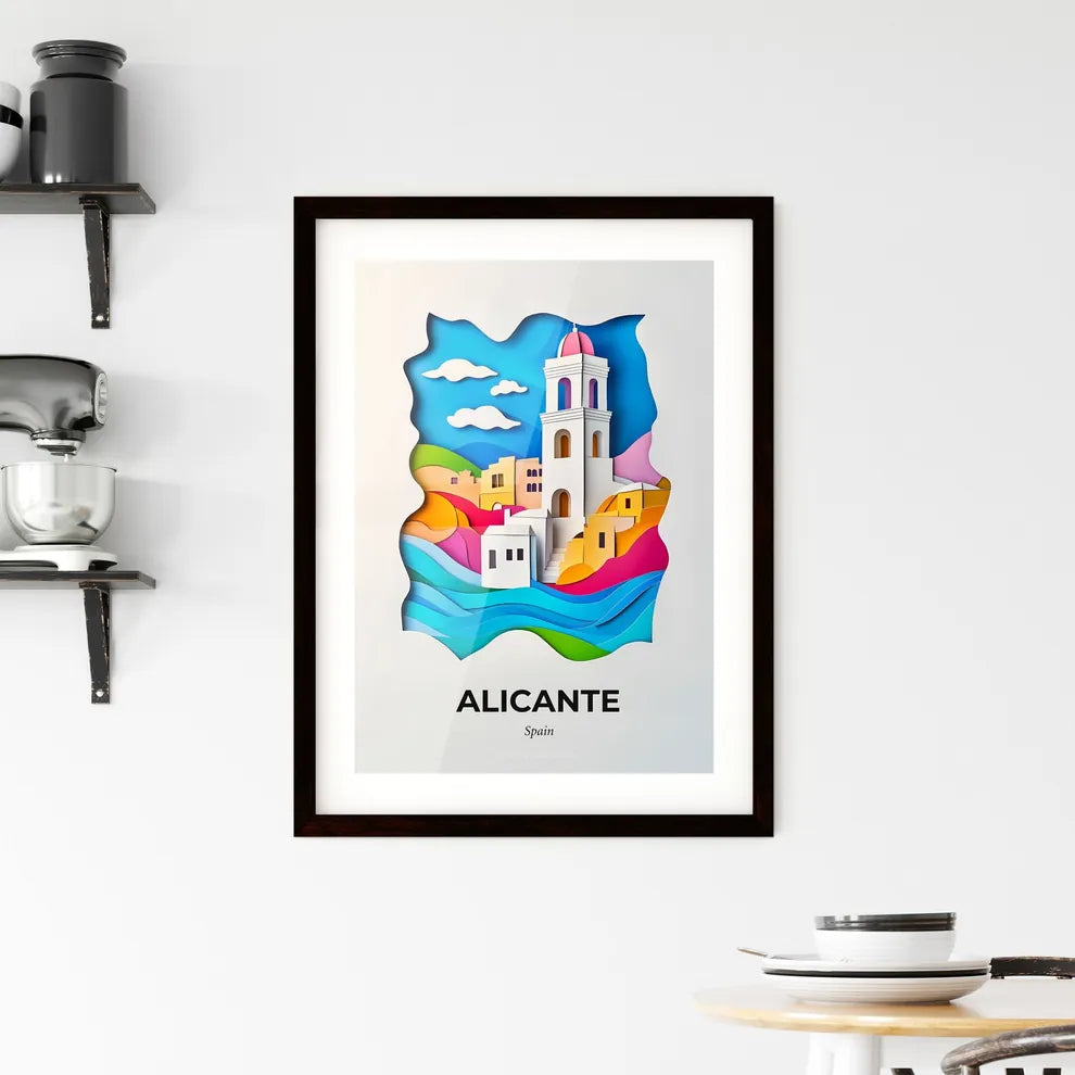 Vivid Alicante, Spain, Framed Wall Art