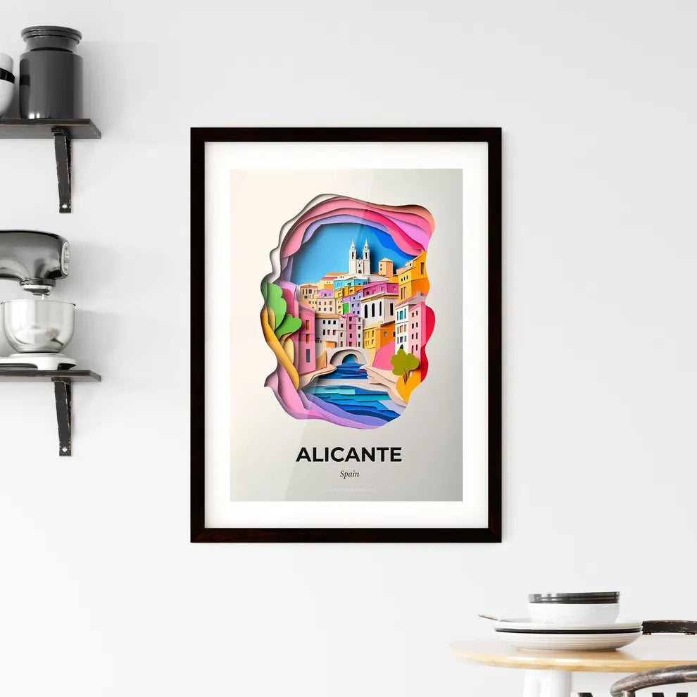 Vivid Alicante, Spain, Framed Wall Art