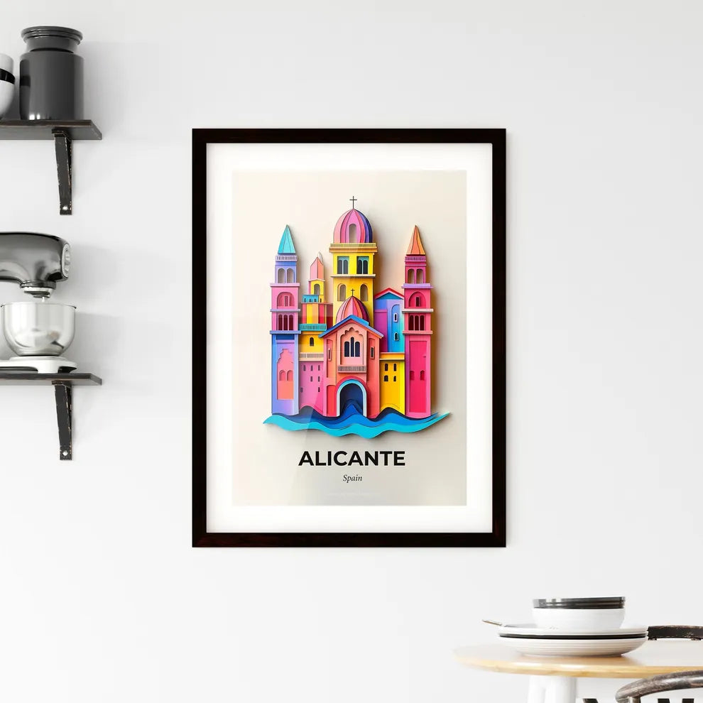 Vivid Alicante, Spain, Framed Wall Art