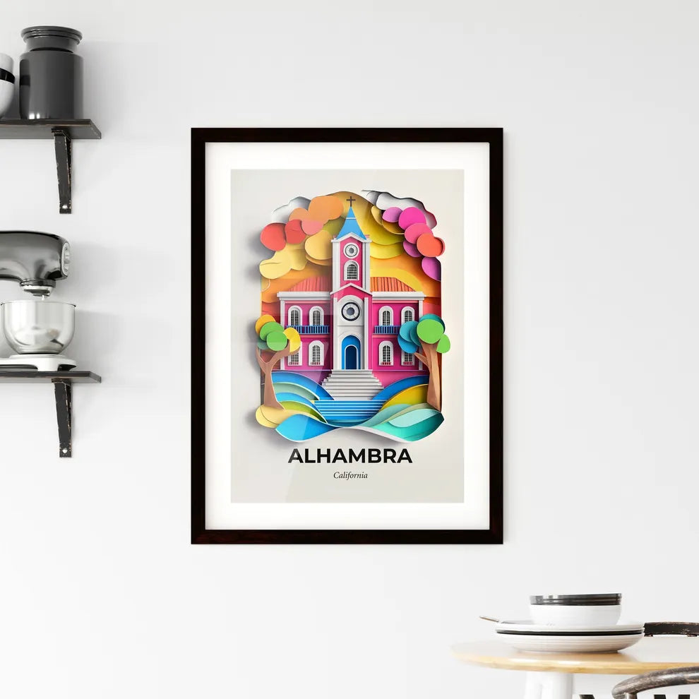 Vivid Alhambra, California, Framed Wall Art