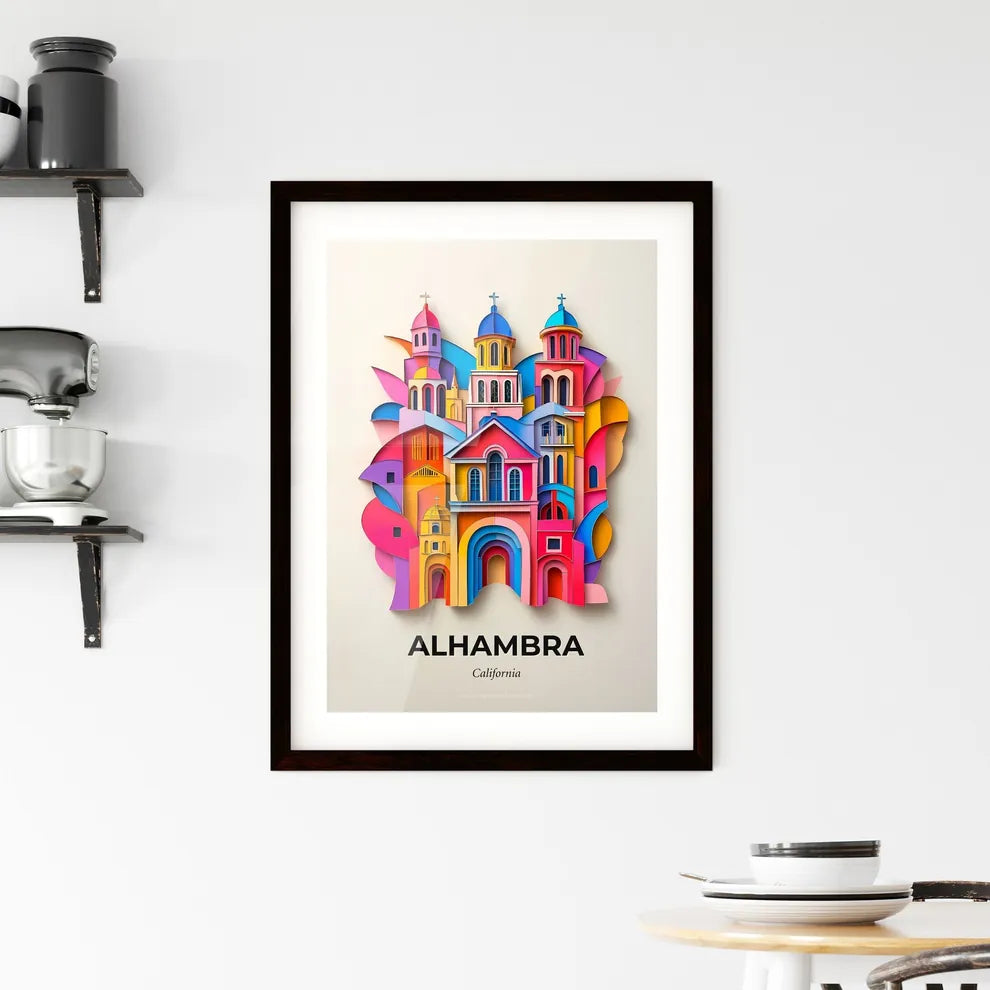 Vivid Alhambra, California, Framed Wall Art