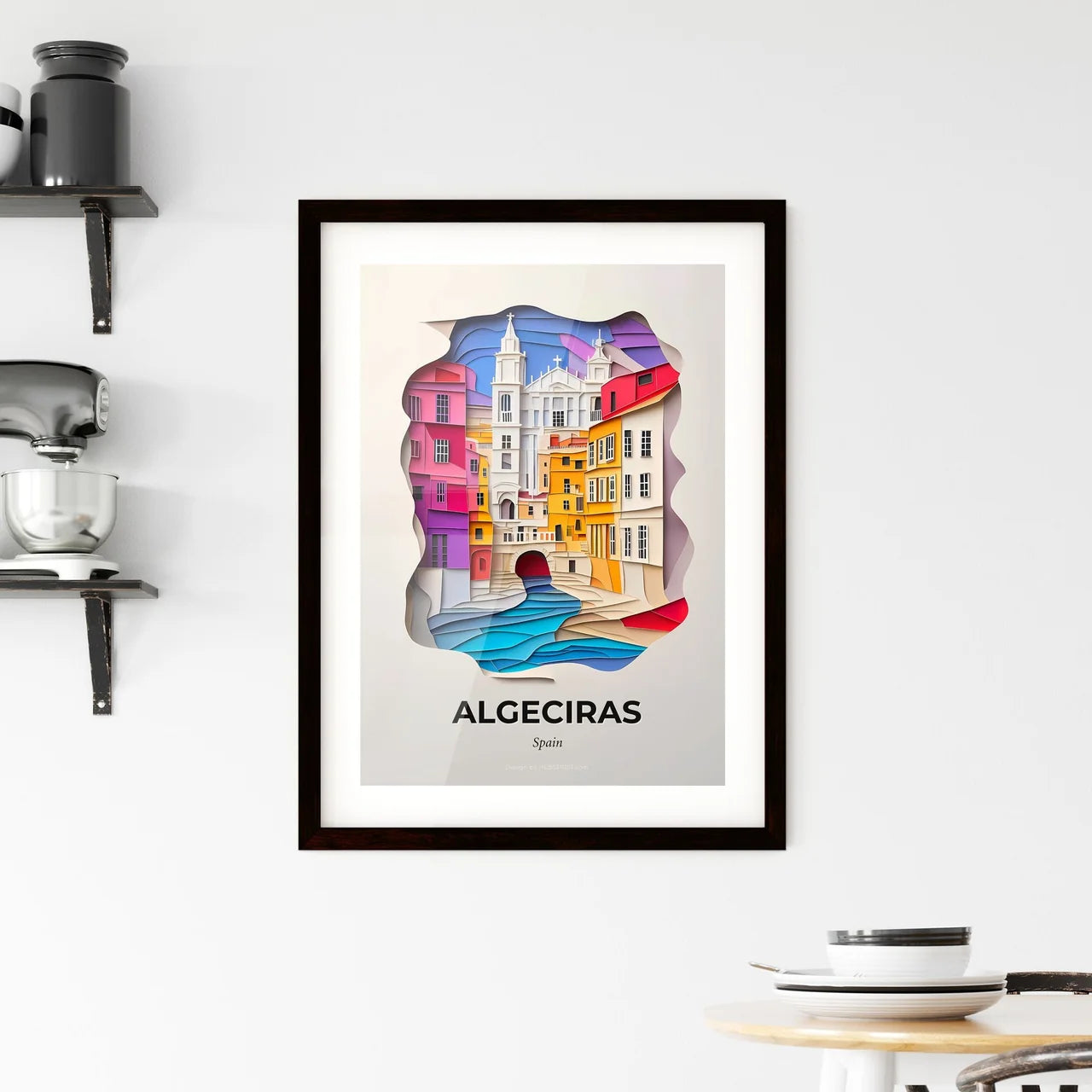 Vivid Algeciras, Spain, Framed Wall Art