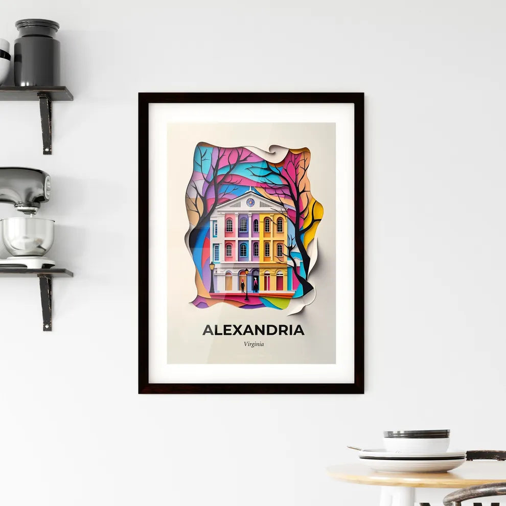 Vivid Alexandria, Virginia, Framed Wall Art