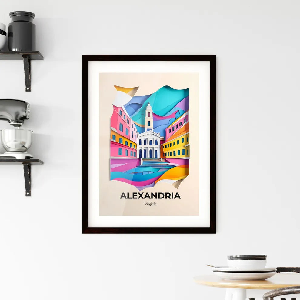 Vivid Alexandria, Virginia, Framed Wall Art