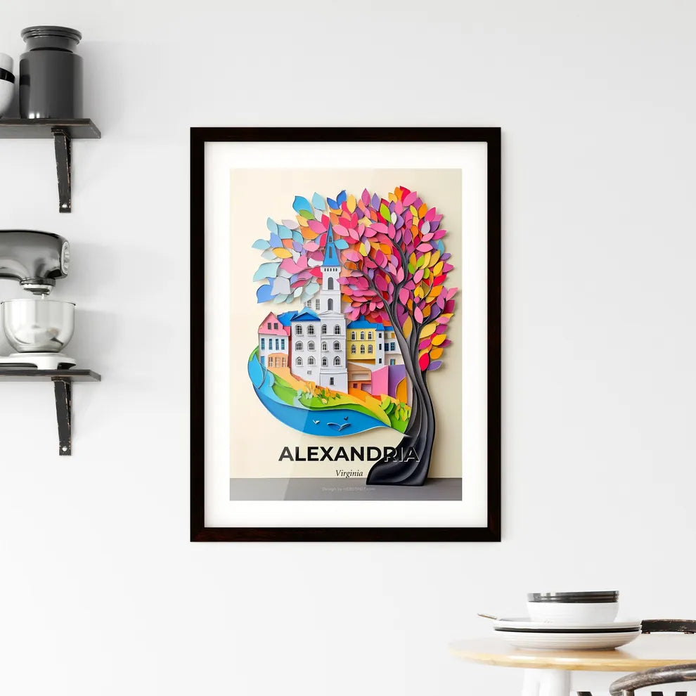Vivid Alexandria, Virginia, Framed Wall Art