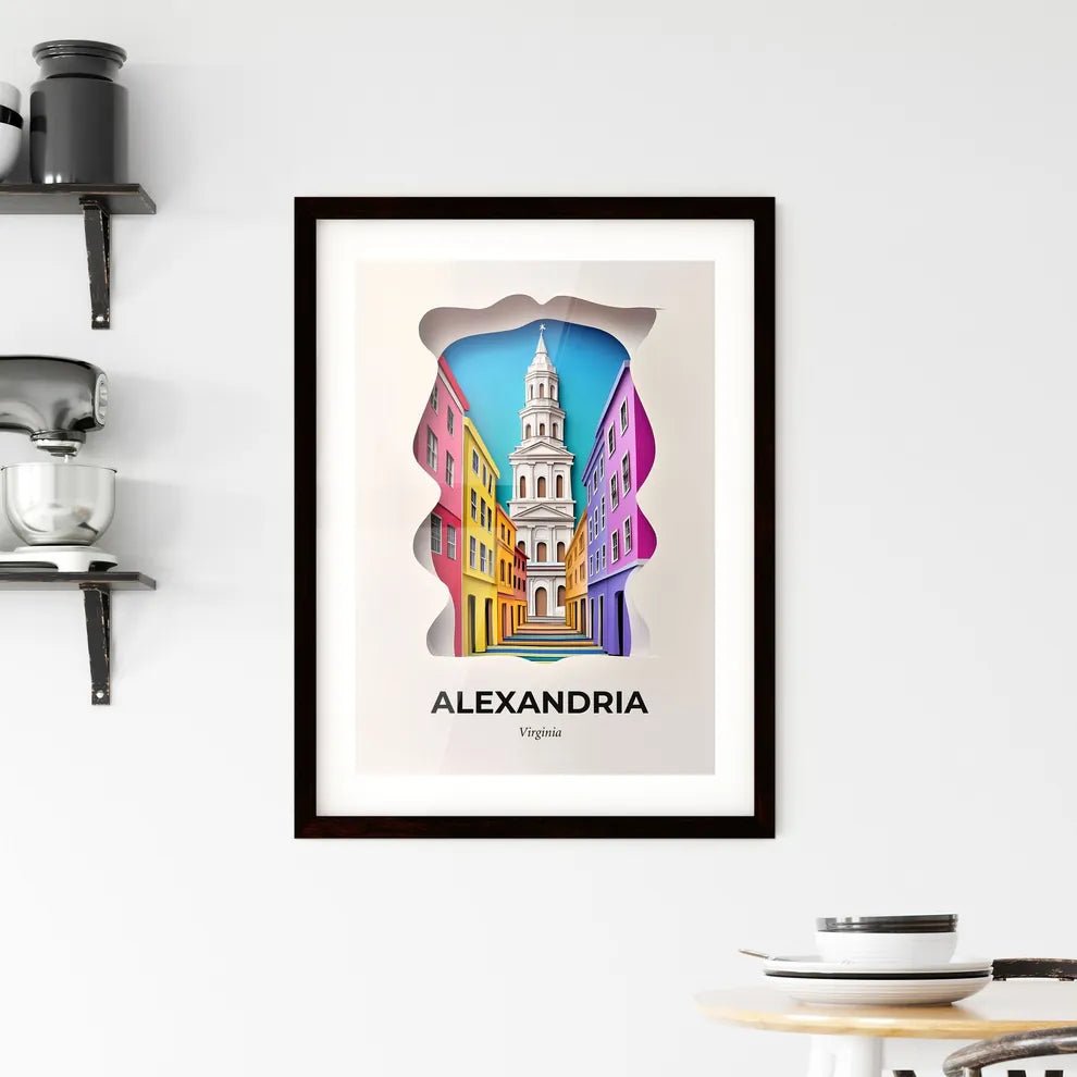 Vivid Alexandria, Virginia, Framed Wall Art