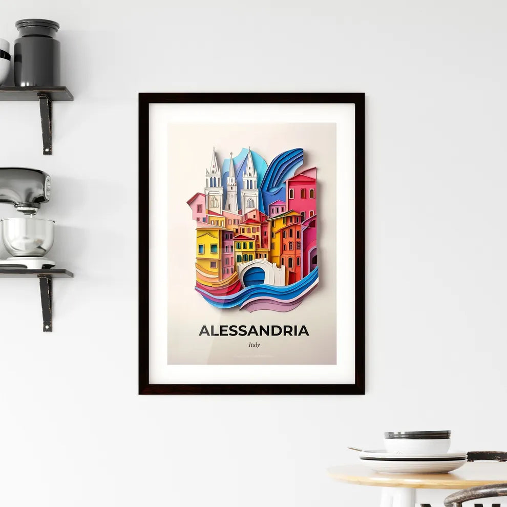 Vivid Alessandria, Italy, Framed Wall Art