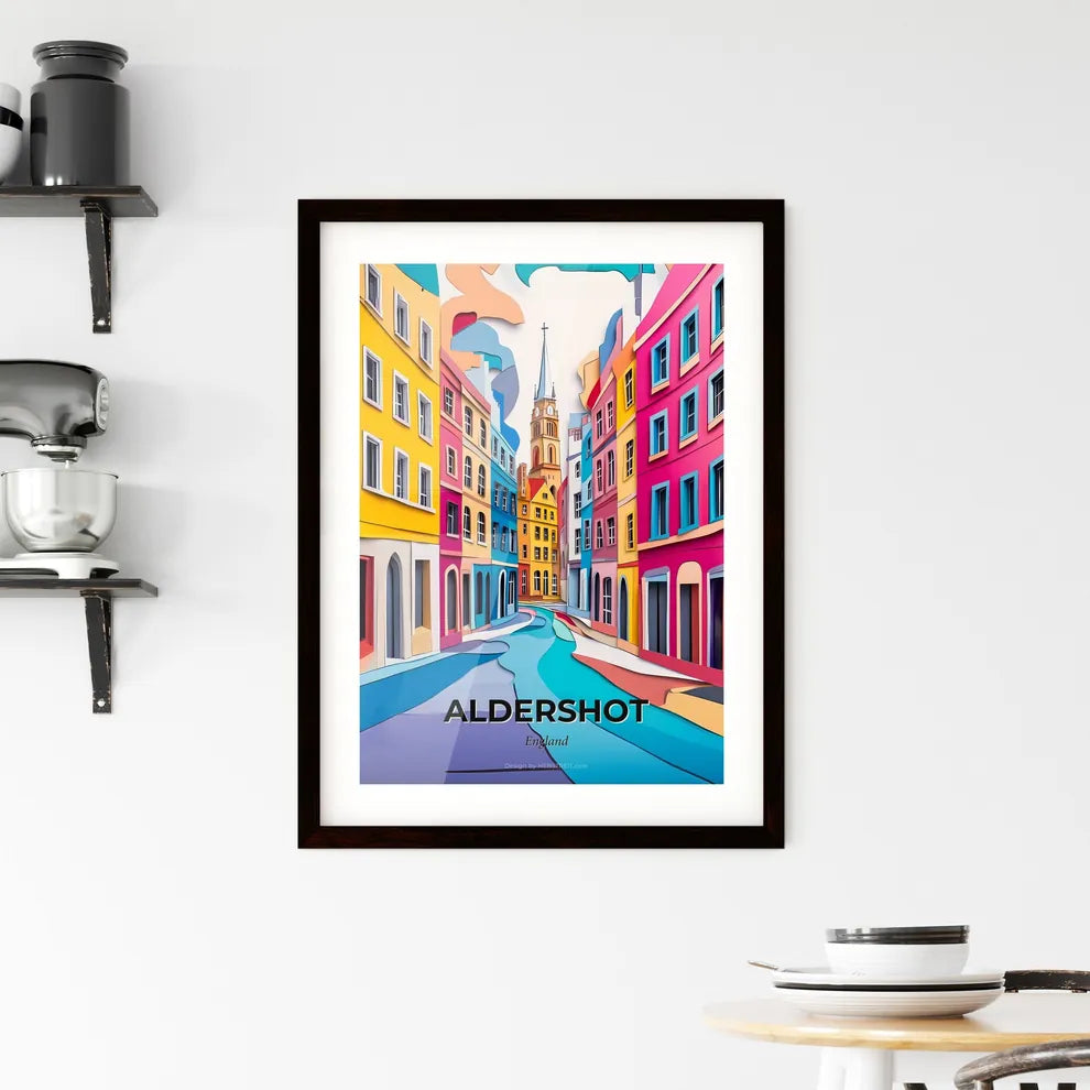 Vivid Aldershot, England, Framed Wall Art