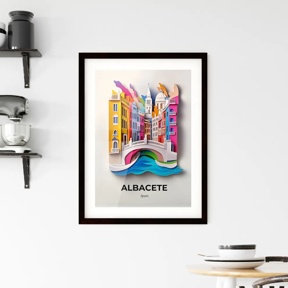 Vivid Albacete, Spain, Framed Wall Art